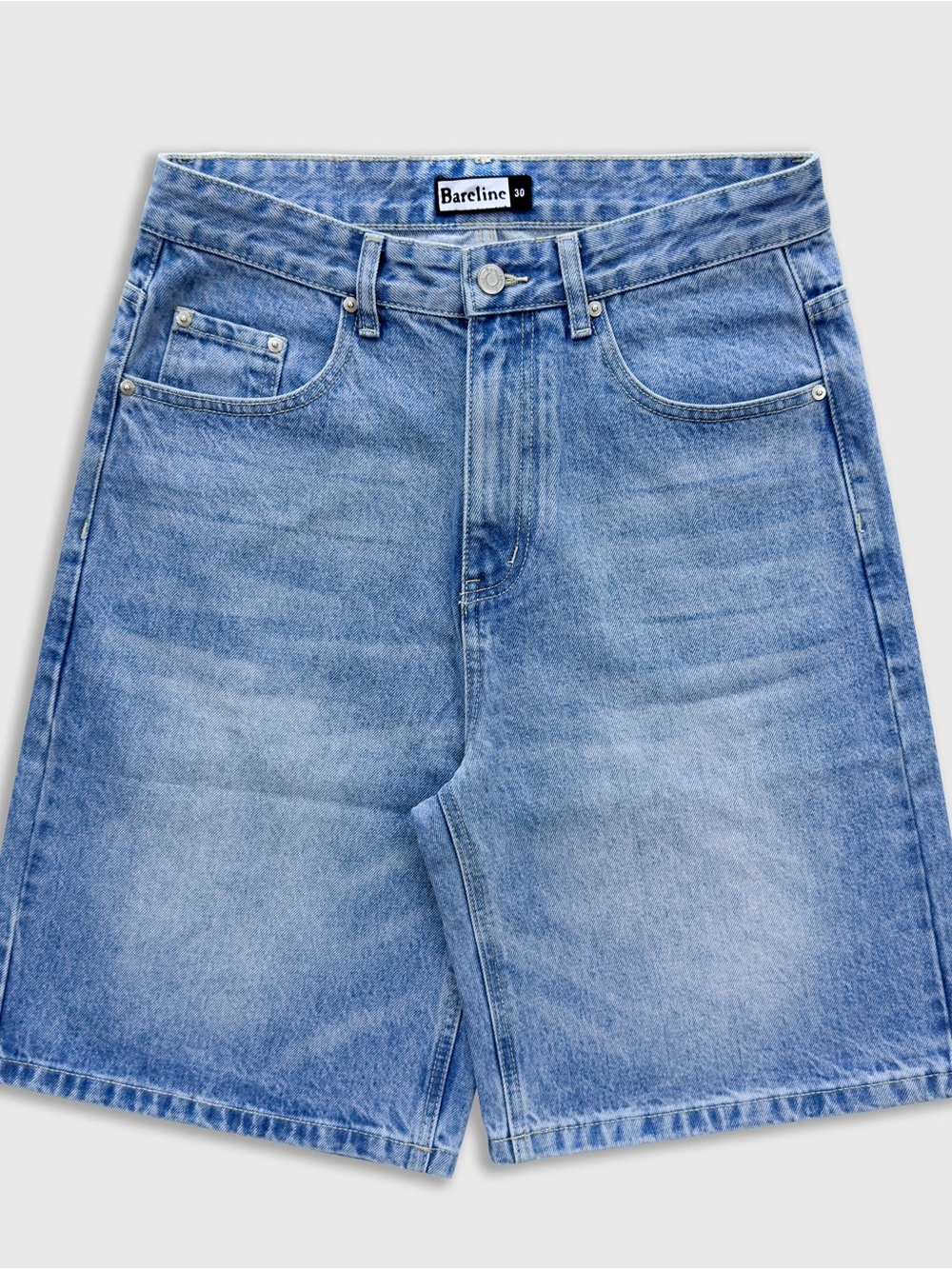 Bareline Light Blue Denim Men’s Shorts Size 28
